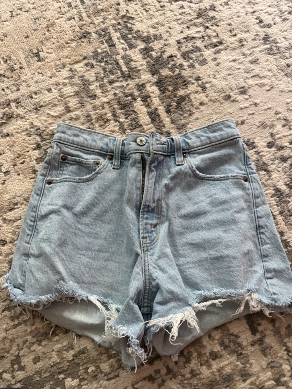 Abercrombie high rise shorts